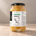 caldo de huesos de pollo