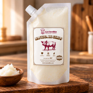 manteca de cerdo en sachet