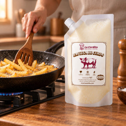 manteca de cerdo en sachet