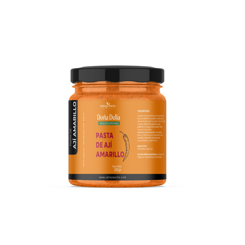 pasta aji amarillo pote vidrio