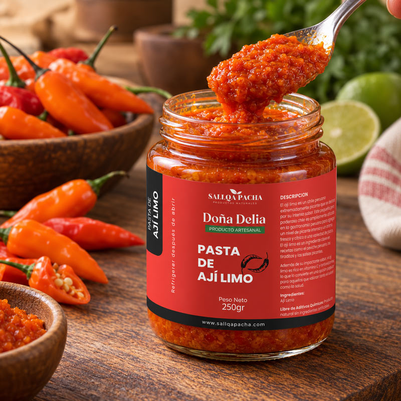 pasta de aji limo natural