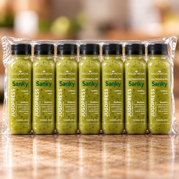 sanky cold pressed paquete