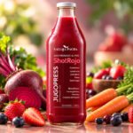 shot rojo cold pressed botella litro