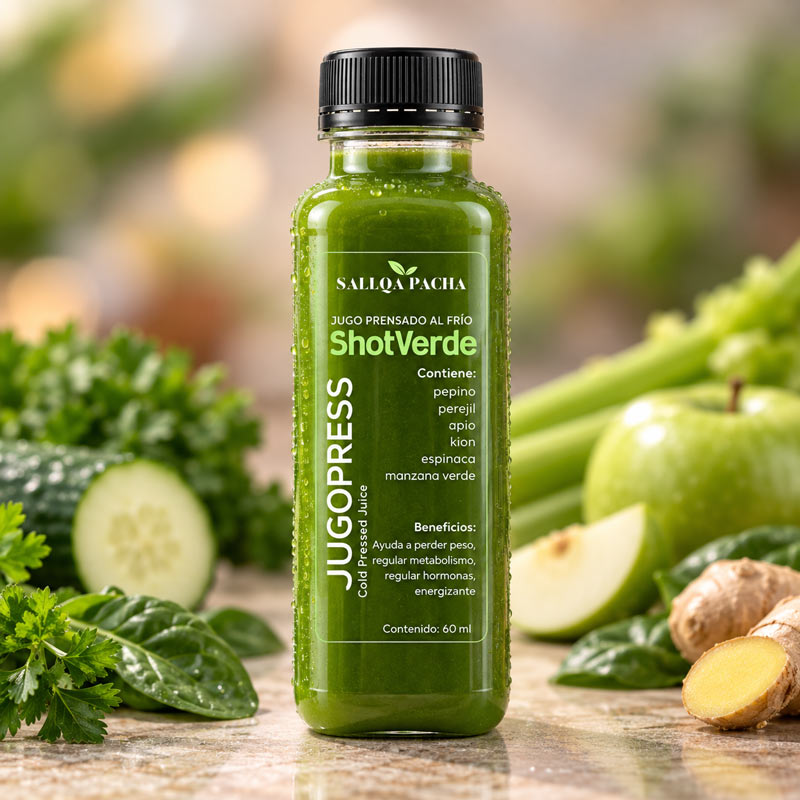 shot verde cold pressed