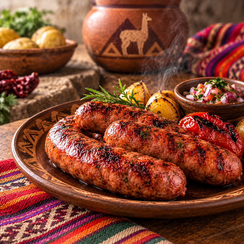 chorizo de cuy artesanal