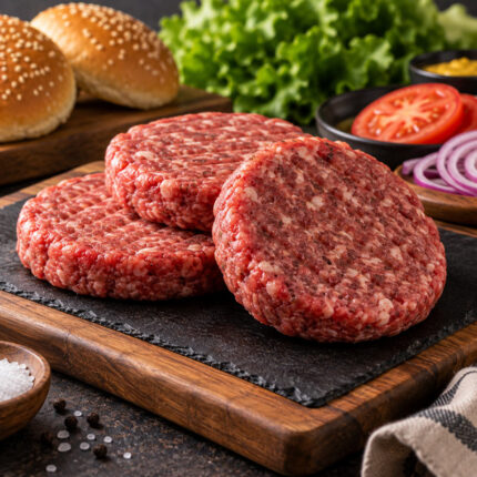 hamburguesa de cordero casera