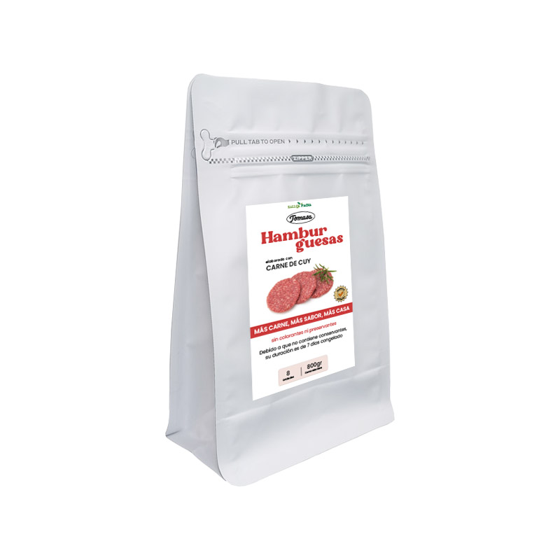 hamburguesas de cuy artesanal