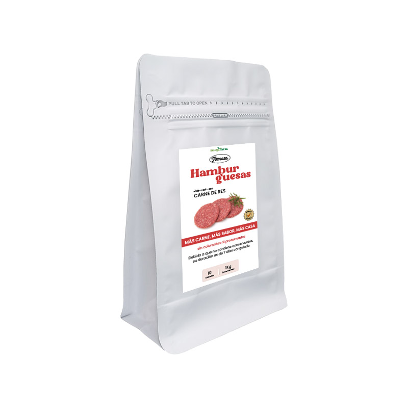 hamburguesa de res