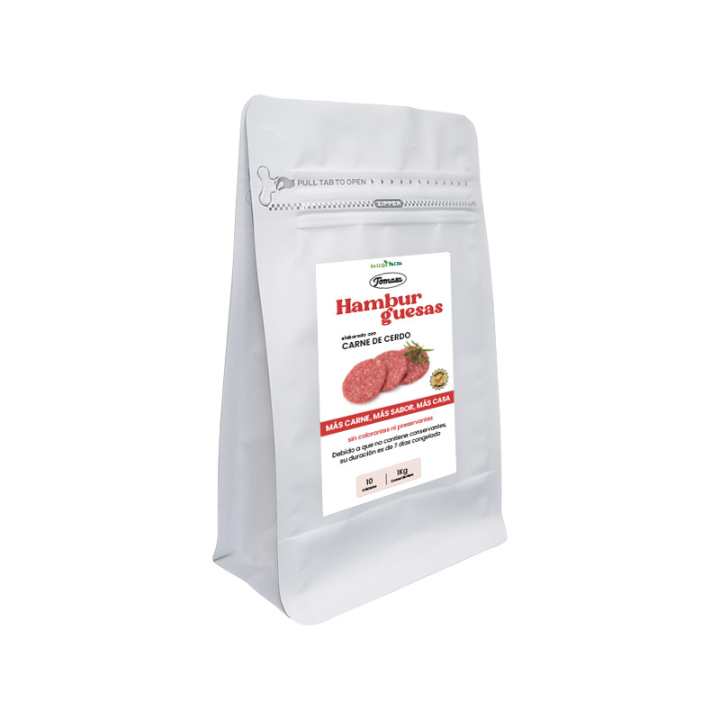 hamburguesa de cerdo